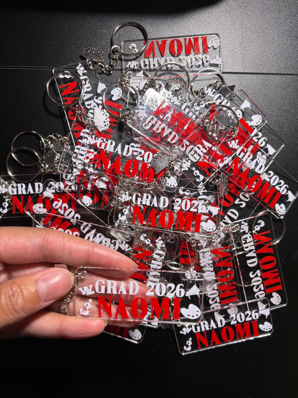 Grad Cookie Sleeve & Keychain Package